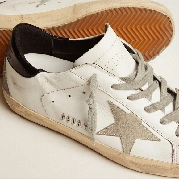 GOLDEN GOOSE Superstar Mixed Leather Sneakers Size 36 - Picture 3 of 11